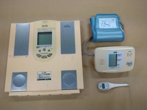 体重計・血圧計・体温計の写真